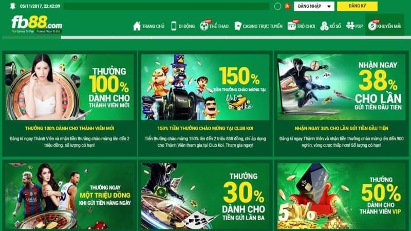 Khuyến mãi FB88: Những ưu đãi giá trị nhất cho bạn 5 Khi bet thủ thực hiện gửi tiền lần đầu vào tài khoản, sẽ nhận được một khoản