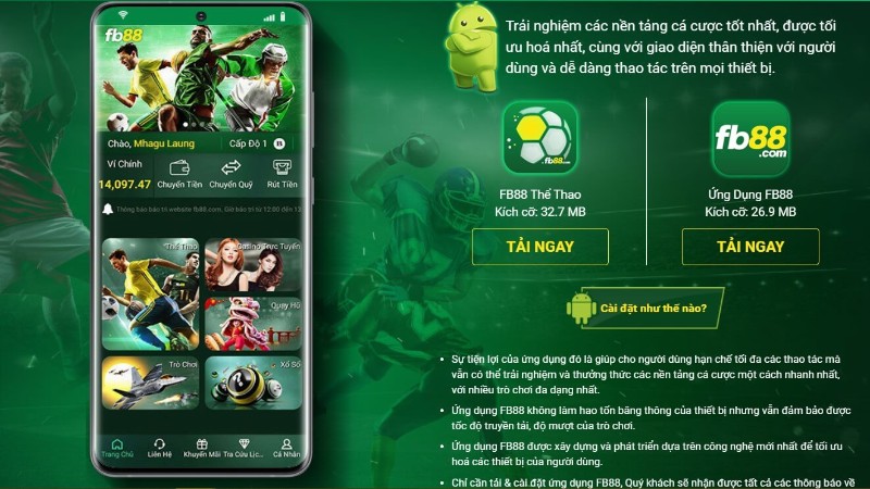 Tải app FB88: Hướng dẫn từ A - Z dành cho mọi người 4 Tải app FB88 cho Android